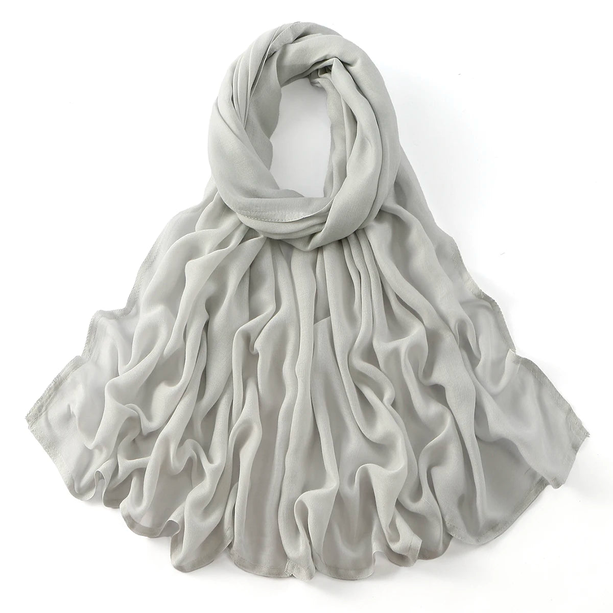 Cotton Rayon Modal Muslim Hijabs For Women Scarf Thin Plain Shawls Femme Musulman Soft Headscarf Islam Turban Headband 185*75CM