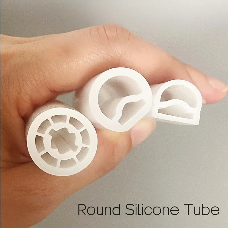 Round Flexible LED Neon Rope Lamp Silicone Tube 180/270/360° Tape Lamp Diffuser For WS2811 WS2815 Outdoor Decor Neon Strip Light