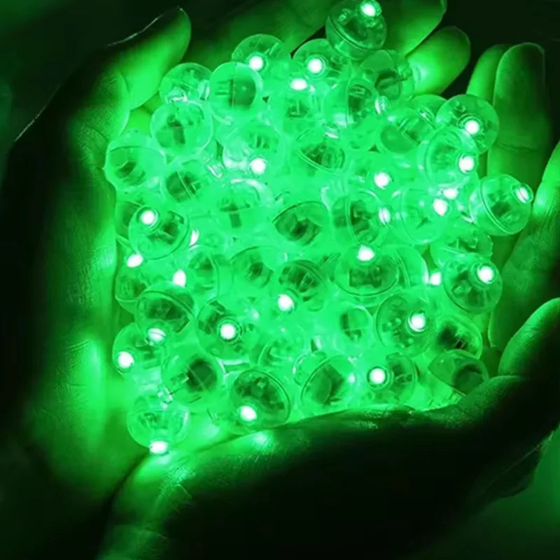 50/100 Pcs LED Balloon Lights Mini Round Ball Balloon night light LED Flash Lamp for Paper Lanterns Wedding Party Decorations