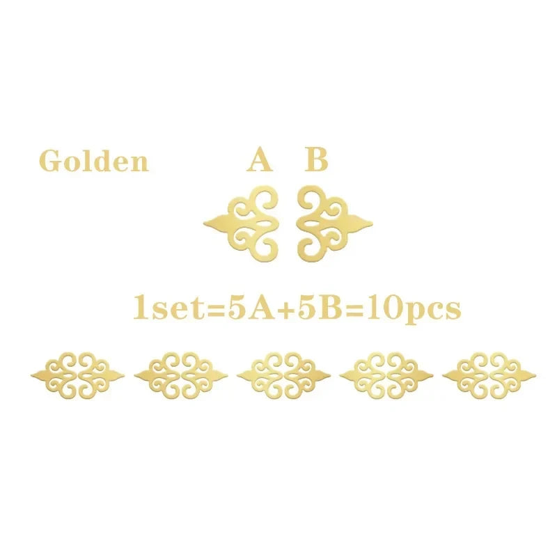 10Pcs 3D Acrylic Mirror Diagonal Lace Wall Stickers Porch Wardrobe Border Decoration Wall Decals Peel & Stick Home Decoration