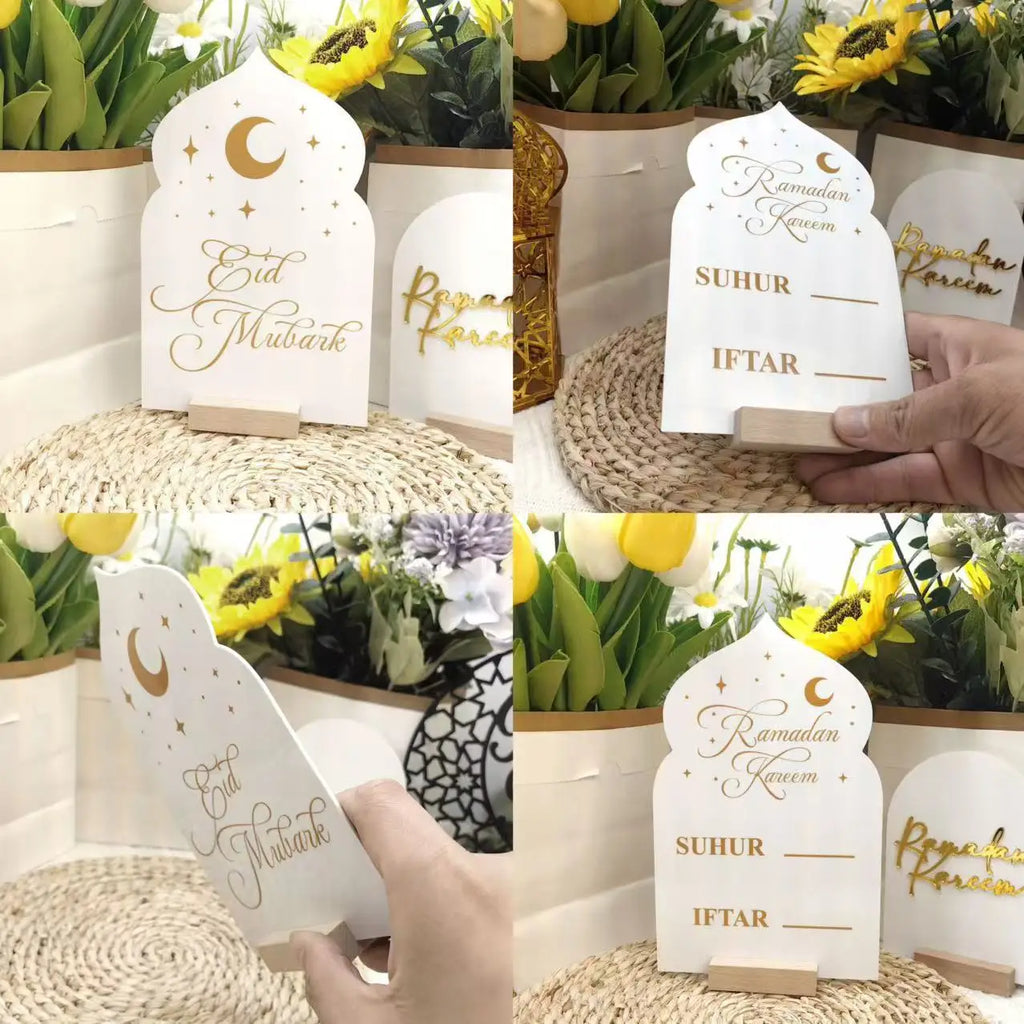 Ramadan Countdown Advent Calendar Eid Mubarak Ornaments Muslim Party Supplies 2025 Ramadan Home Decoration Accessories