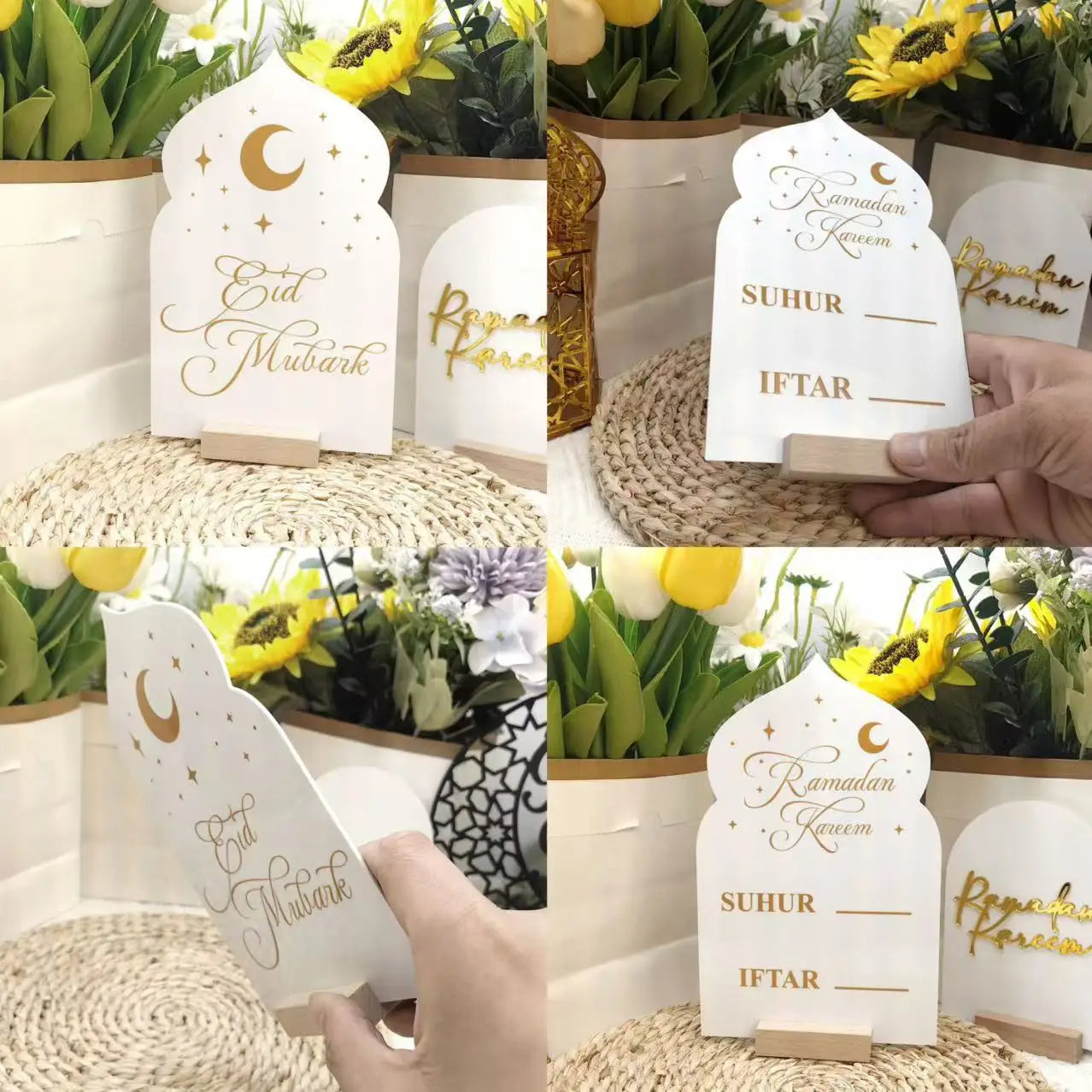 Ramadan Countdown Advent Calendar Eid Mubarak Ornaments Muslim Party Supplies 2025 Ramadan Home Decoration Accessories