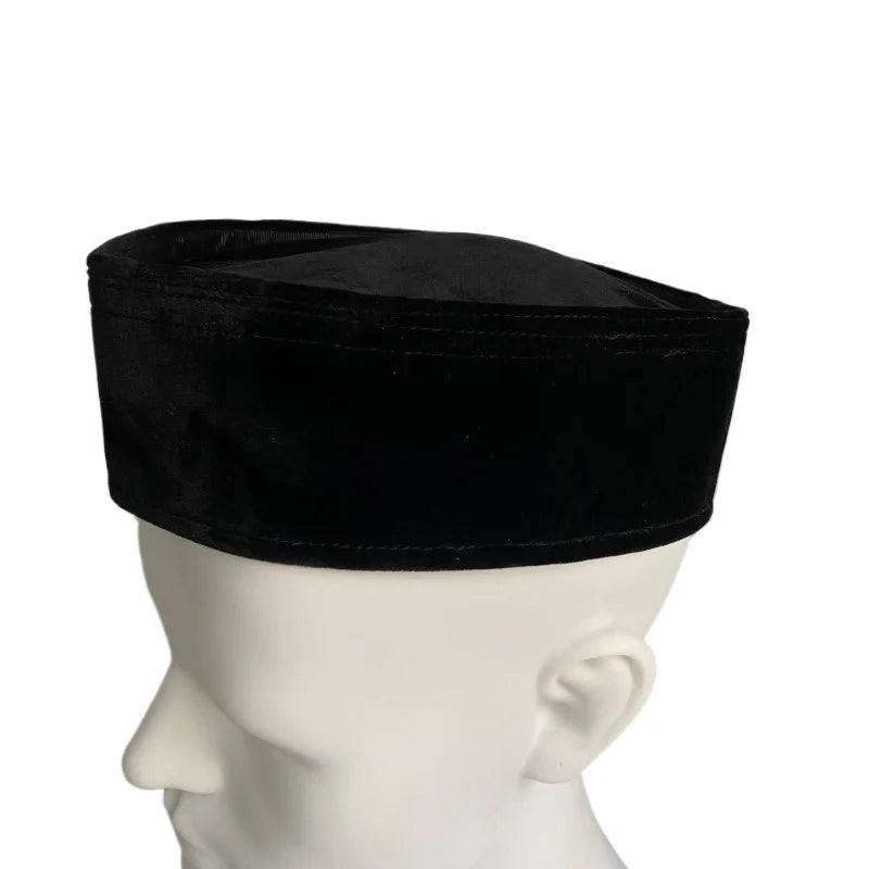 Traditional Southeast Asian Cap Worn By Muslim Men Boys Songkok Rata Velvet Songkok Budak Rata Indonesia Peci Java Kopiah