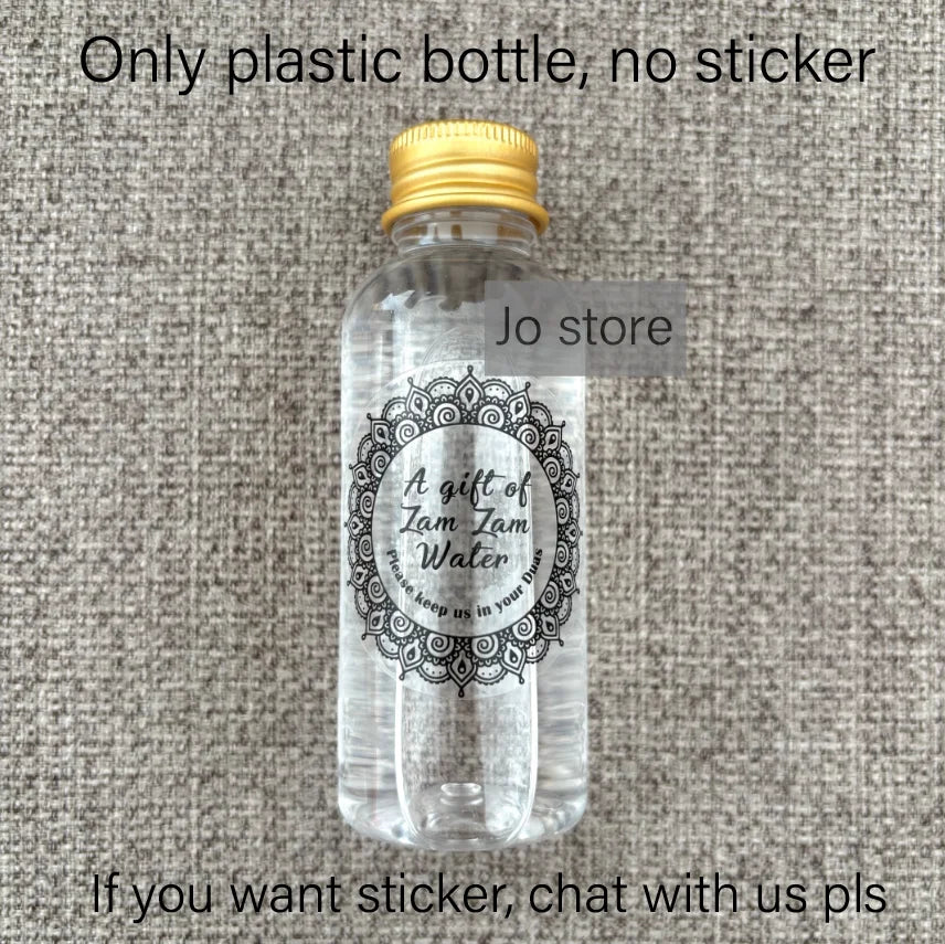 Zamzam Water Plastic Bottle – Refillable Gift for Islamic Celebrations