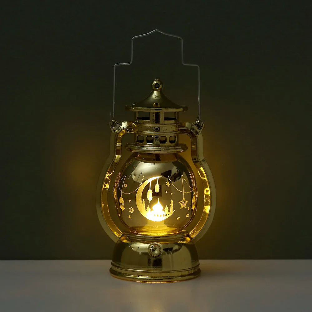 Eid Mubarak LED Lantern Light Ramadan kareem Decorations for home 2026 Islamic Muslim Party Decor Ramadan Mubarak EID Al Adha