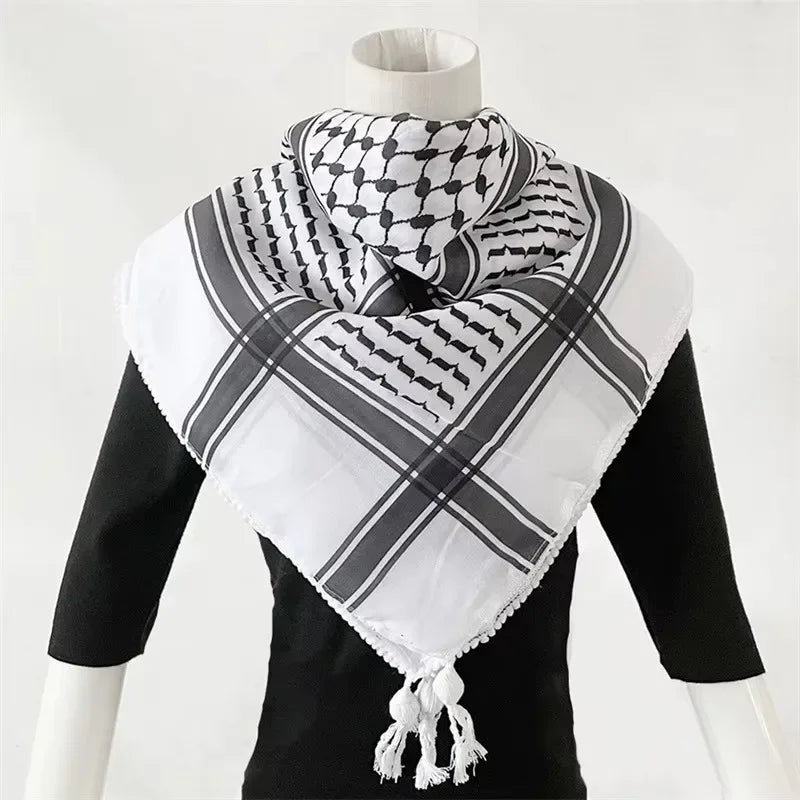 New Arab Men's and Women's Headscarf Jacquard Arafat UAE Dubai Scarf Middle East Saudi Arabia