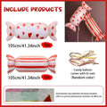 Candy shaped aluminum foil balloons with heart-shaped printed candy balloons for shower, birthday party, wedding decoration