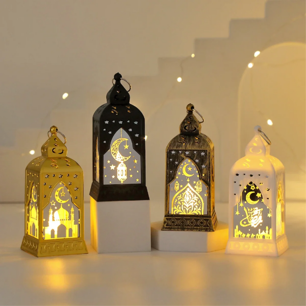 Ramadan Decoration Moon Star LED Lantern Light EID Mubarak Decorations for Home Islamic Muslim Festival Party 2026 Eid Supplies