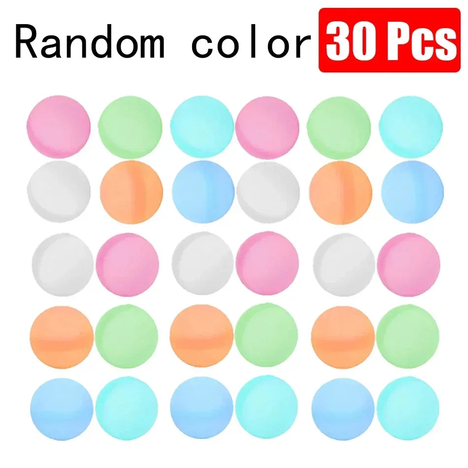 Reusable Water Balloons Toys Quick Fill Self Sealing Water Bomb for Summer Games Children's Adults Outdoor Activities Toy Gifts