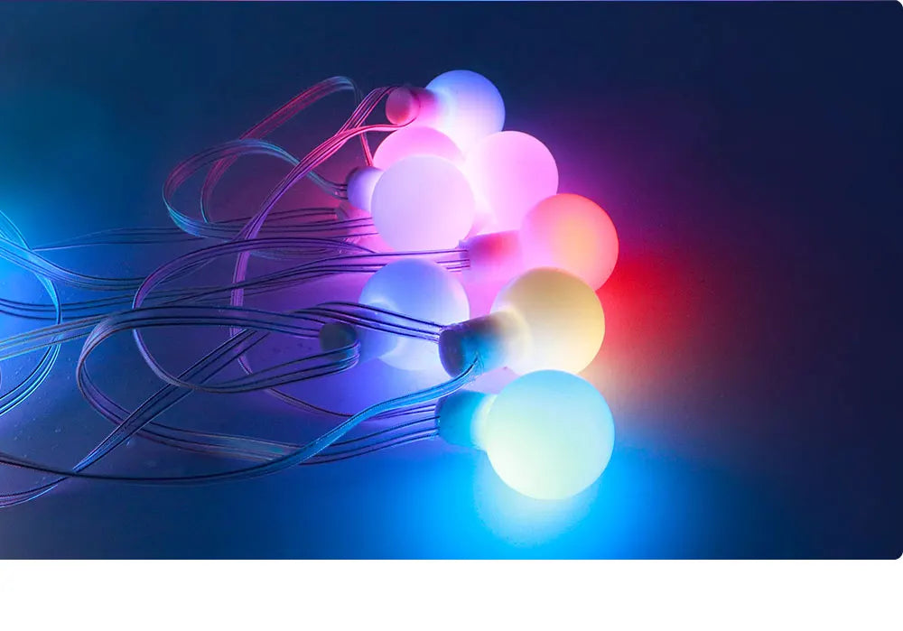 WS2812B Lights Christmas Ball Bubble WS2812 30/60leds/m Addressable led light striping Fairy Lantern lights decorations outdoor