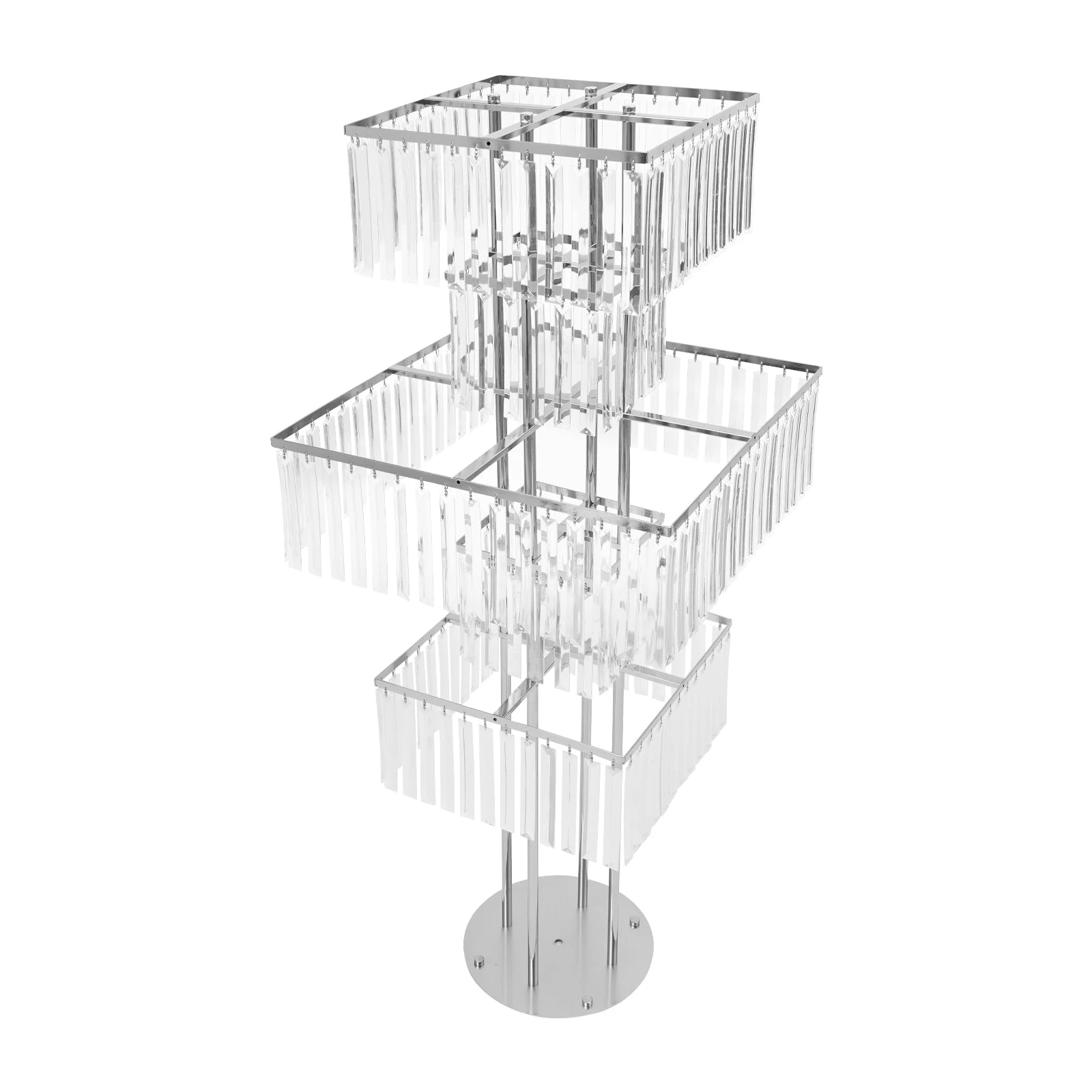 2pcs 5-Tier Flower Stand for Wedding Birthday Party Events Flower Vase Stand for Centerpieces Wedding Flower Stand Gold/silver