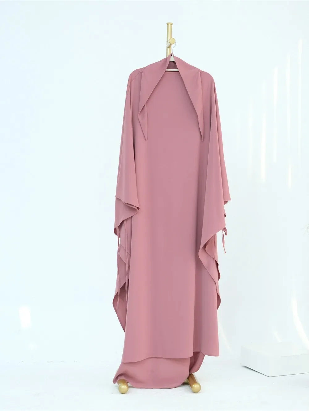 Muslim Long Khimar Headscarf Hijab for Women Abaya Praying Turban Scarf Headscarfs Long Scarves Head Wrap Shawl Femme Headdress