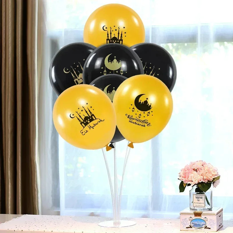 Eid Mubarak Latex Balloons Ramadan Kareem Decor Air Globos for Ramadan Mubarak Muslim Islamic Festival Party Supplies 2026