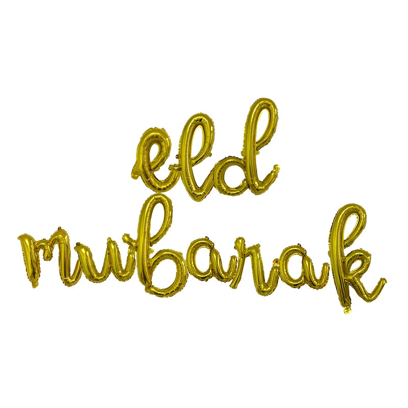 1set Moon Star Balloon Set for Muslim EID Mubarak Festival Home DIY Decoration Ramadan Kareem Kids Birthday Party Ballon Globos