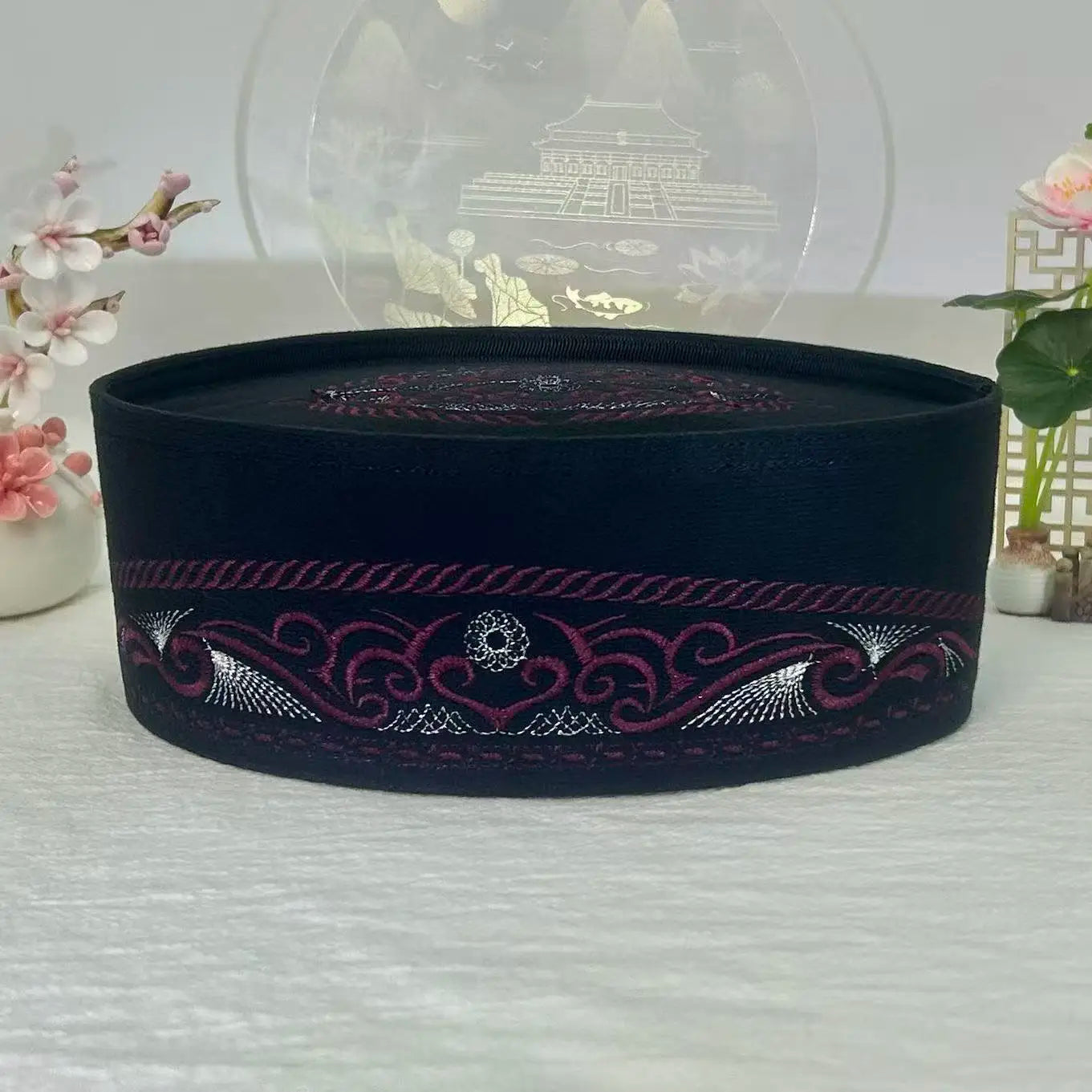 Muslim Caps For Men Clothing Tax Products Turkey Free Shipping Prayer Malaysian Boat Hat Kippa Islamic Kufi Topi Black 03625