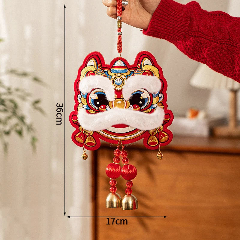Chinese New Year 2025 Decorations Chinese Spring Festival Hanging Pendant Door Wall Ornament Traditional Chinese Room Decoration