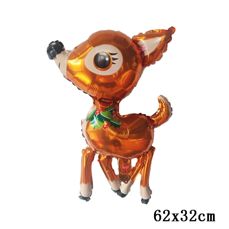 Christmas Foil Balloons Santa Claus Balloon Standding Balloon Christmas Gift Santa Balloon Xmas Party Supplies Home Decortion