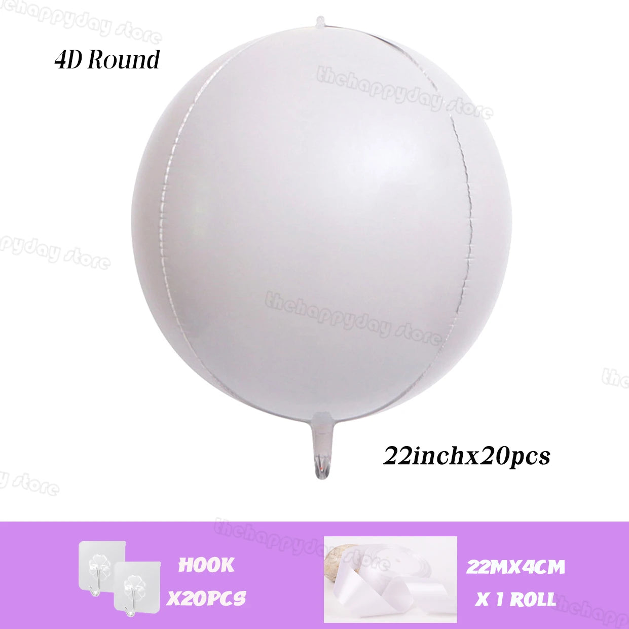 20/10Pcs Hanging 4D Round Foil Balloons 22in Dark Green 4D Round Balloon for Wedding Birthday Xmas Party Helium Air Globos Decor