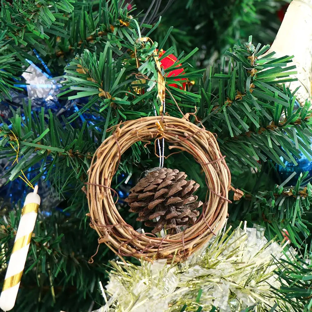 8-30CM Ramadan Decoration Eid Murbark Wedding Wreaths Decoration Garland Material Rattan Wreath DIY Wreath Party