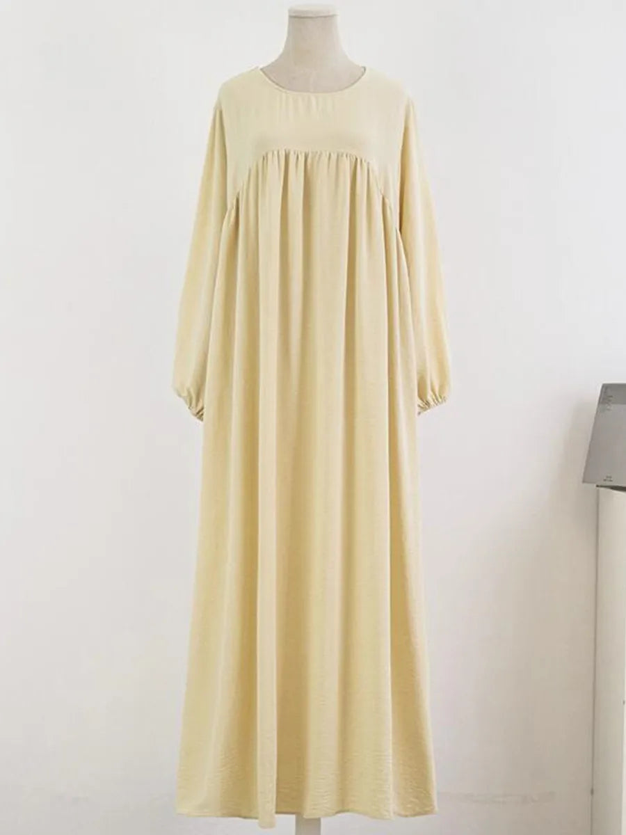 Muslim Women Dubai Abaya luxury kebaya Solid Color Long Dress Modest Ramadan Robe kaftan Femme musulmane african Islam Clothing