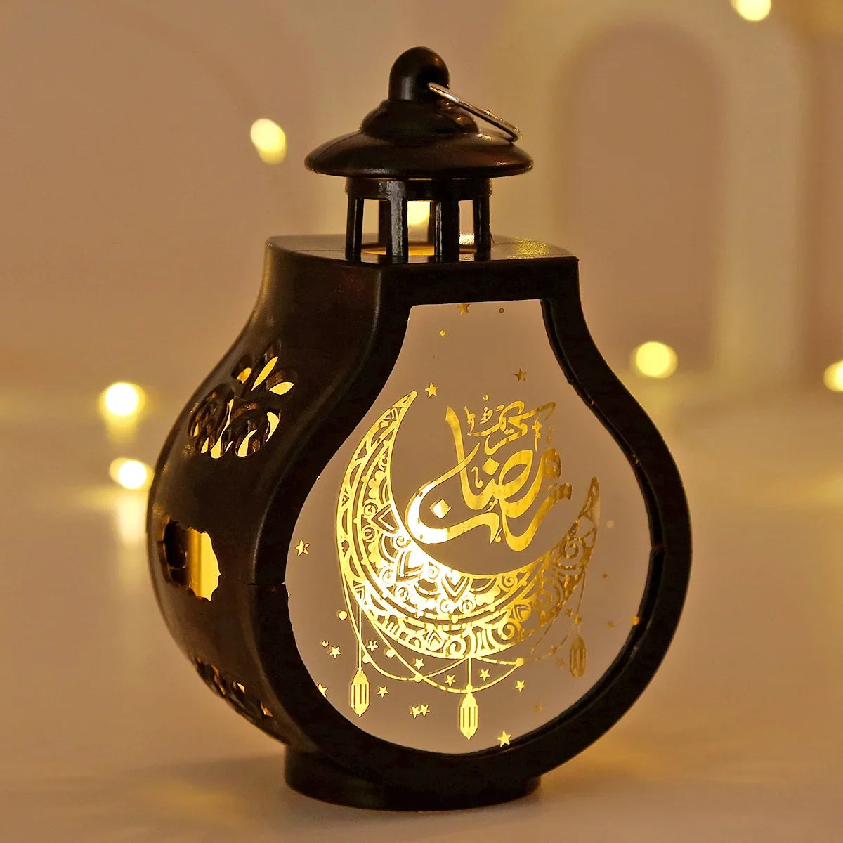 Eid Mubarak LED Wind Lamp Ornament Islam Muslim Party Decor Supplies Ramadan Lantern 2026 Eid Decoration for Home Party Gift