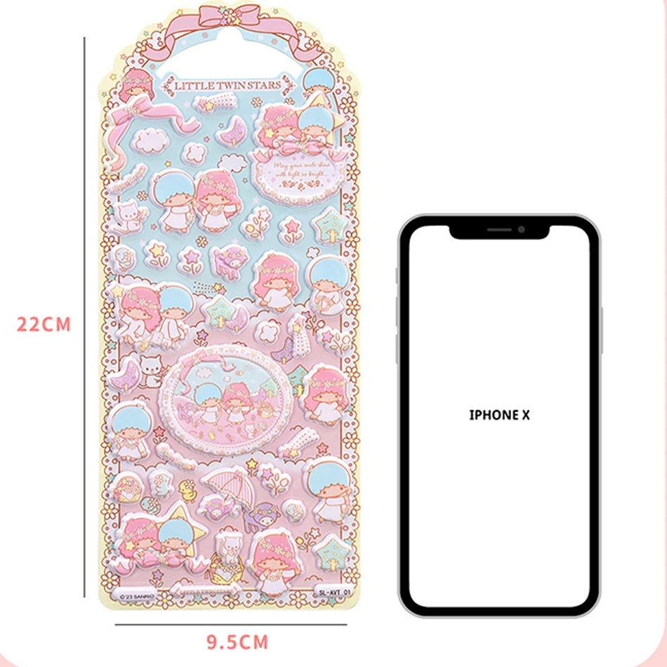 3D Gemini 3D Stickers Handmade Puzzle Cartoon Decorative Stickers Mobile Phone Stickers Festival Gifts