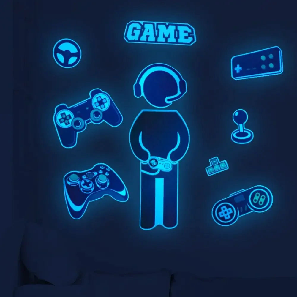 1Set 3D Bubble Stars Moon Dots Self-adhesive Luminous Wall Sticker Kids Bedroom DIY Decal Glow In Dark Fluorescent Decoration