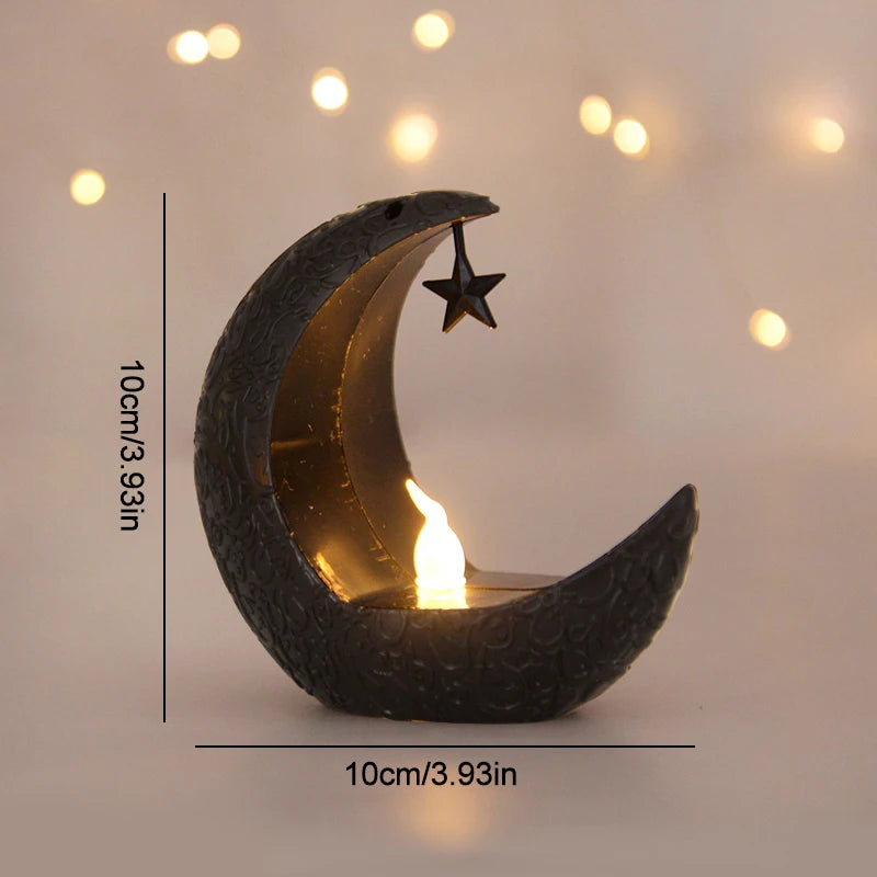 Ramadan Kareem Led Lantern Light Eid Mubarak Ornaments Decoration for Home 2026 Islamic Muslim Party Supplies Eid Al-Fitr Gift