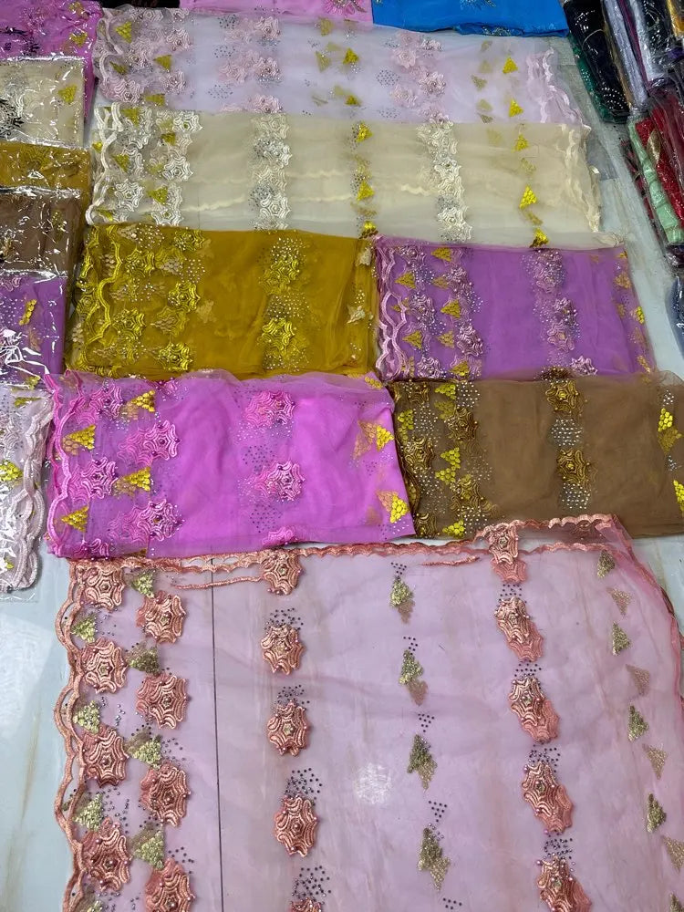 3D Stone New Dubai Scarf For Muslim Women African voile stone big Hijab Islam Hijab Pashmina Turban Headscarf Embroidery Shawls