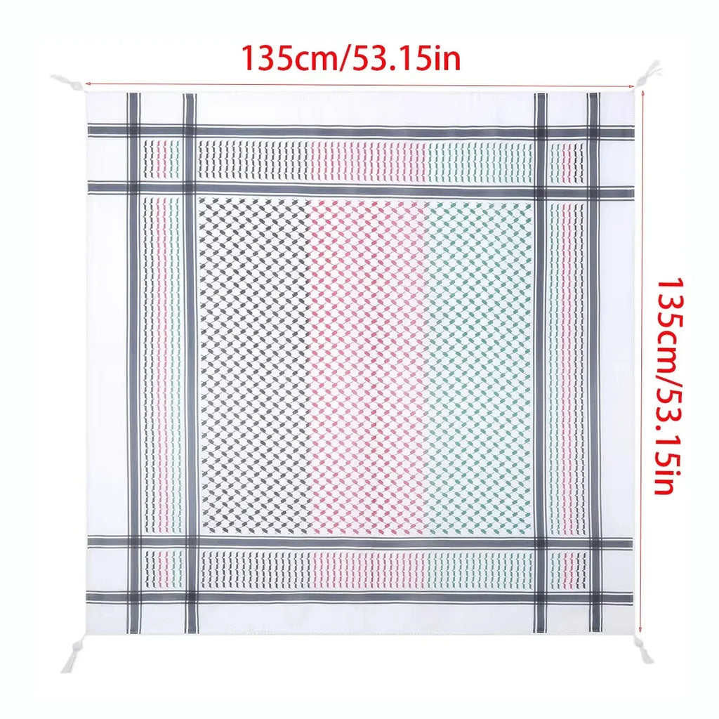New Arab Men's and Women's Headscarf Jacquard Arafat UAE Dubai Scarf Middle East Saudi Arabia