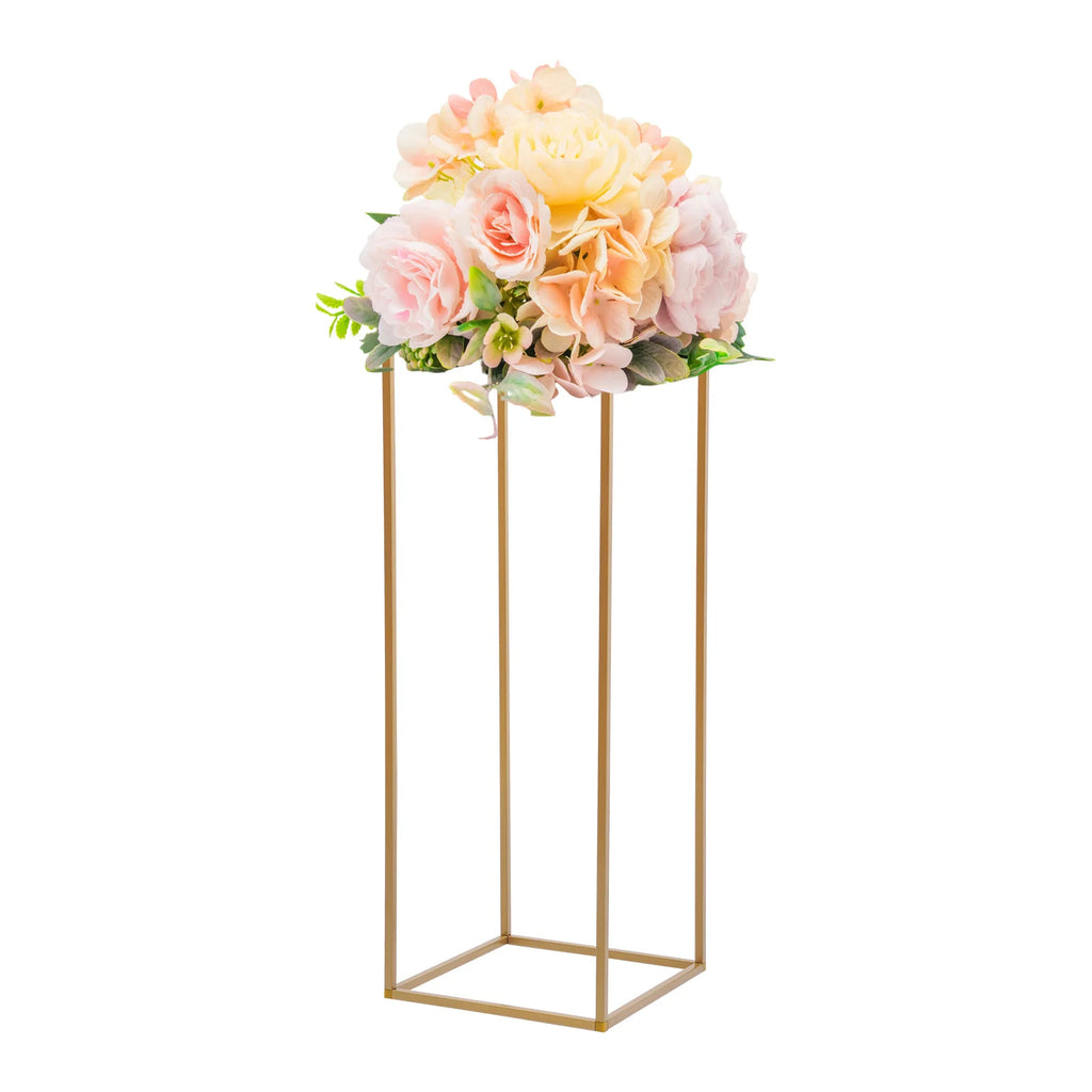 10PCS Metal Flower Stand Geometric Flower Vase Stand Road Lead Rack for Table Centerpieces Party Elegant Floral Arrangement