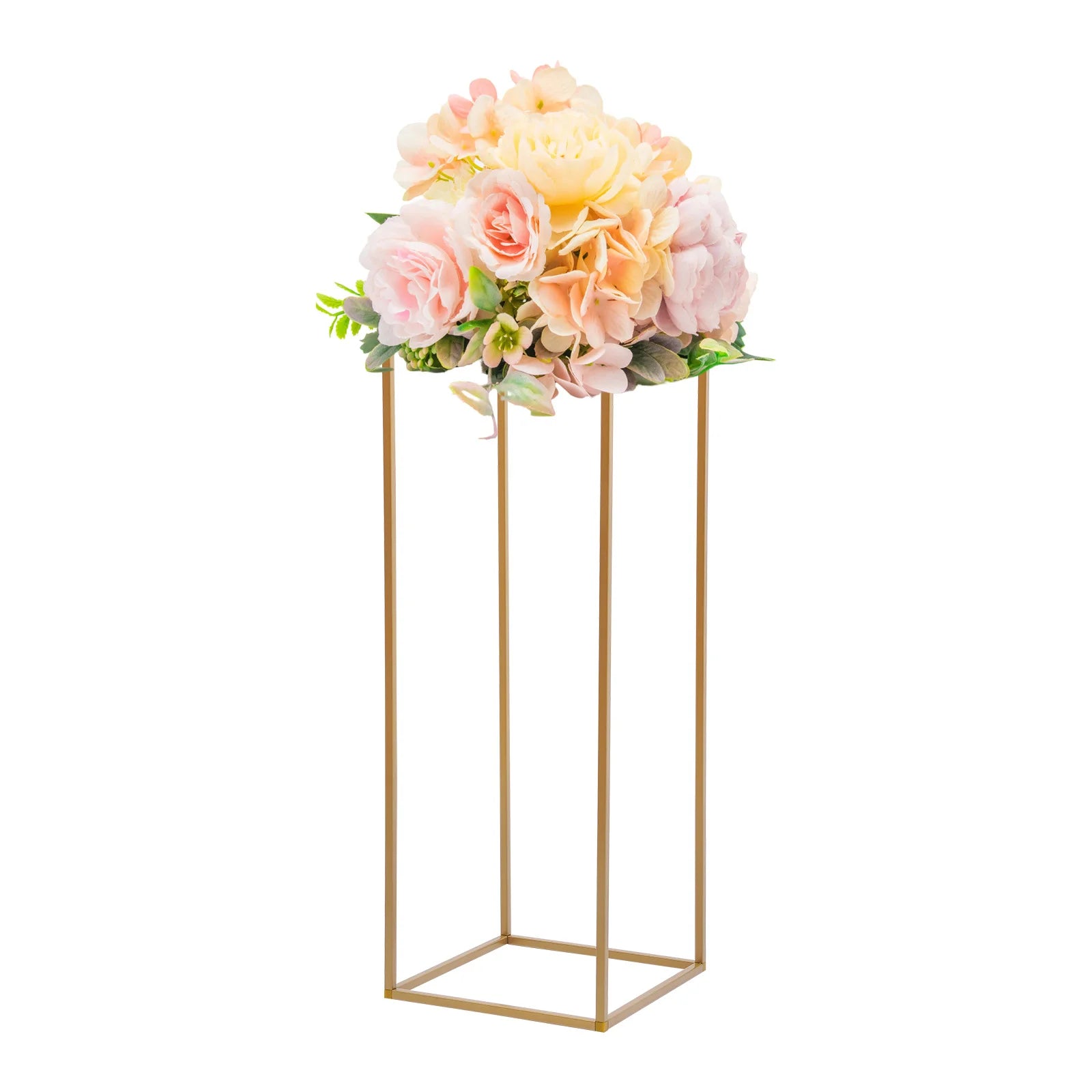 10PCS Metal Flower Stand Geometric Flower Vase Stand Road Lead Rack for Table Centerpieces Party Elegant Floral Arrangement