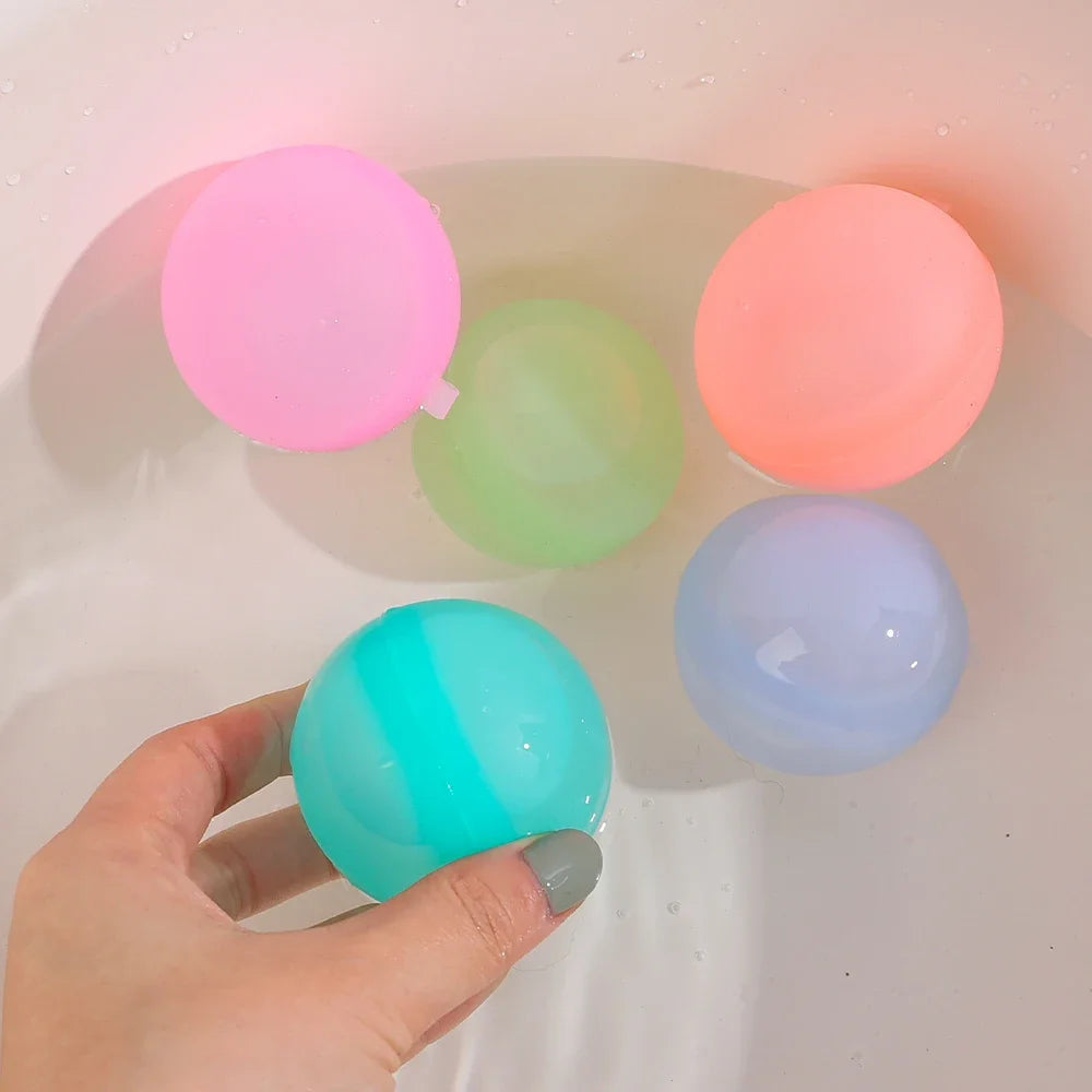 10-30Pcs Reusable Water Balloons Water Ball for Kids Outdoor Activities, Kids Pool Beach Bath Toys Water Bomb for Summer Games
