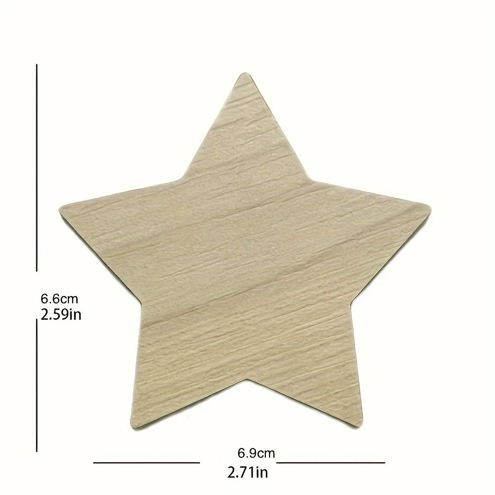 Simple Wooden Wall Decoration Hot Air Balloons Sun Moon Stars Heart-shaped Wall Ornaments Warm Sweet Children's Rooms