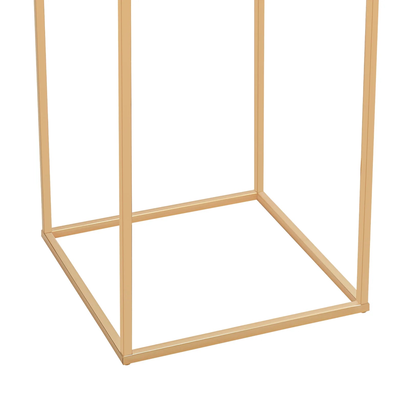 Wedding Flower Stand,Gold Metal Floor Stand Column Vase Flower Stand for Centerpiece Event Decorations Easy Assembly and Storage