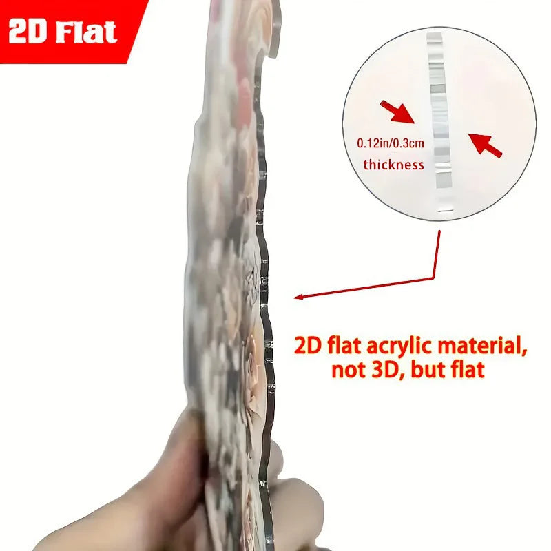 1PC 2D Theme decoration ornament with moon and stars Home,Office,Cafe,room,Studio,display Case,Table Ornament Desktop Decor