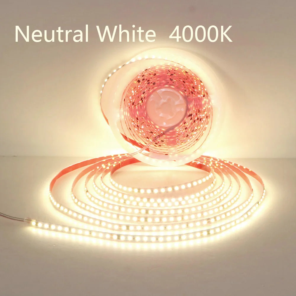 110V 220V LED Strip 2835 120LEDs/m Home Lamp Strip Red Ice Blue Green Yellow Pink 120V 230V Flexible Cuttable 20M Soft Light Bar