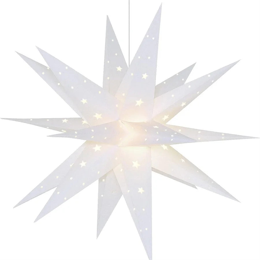 35/45/58CM Christmas Moravian Star Light Moravian Tree Top 3D LED Hanging Star Lantern Fairy Light For Holiday Wedding Decor