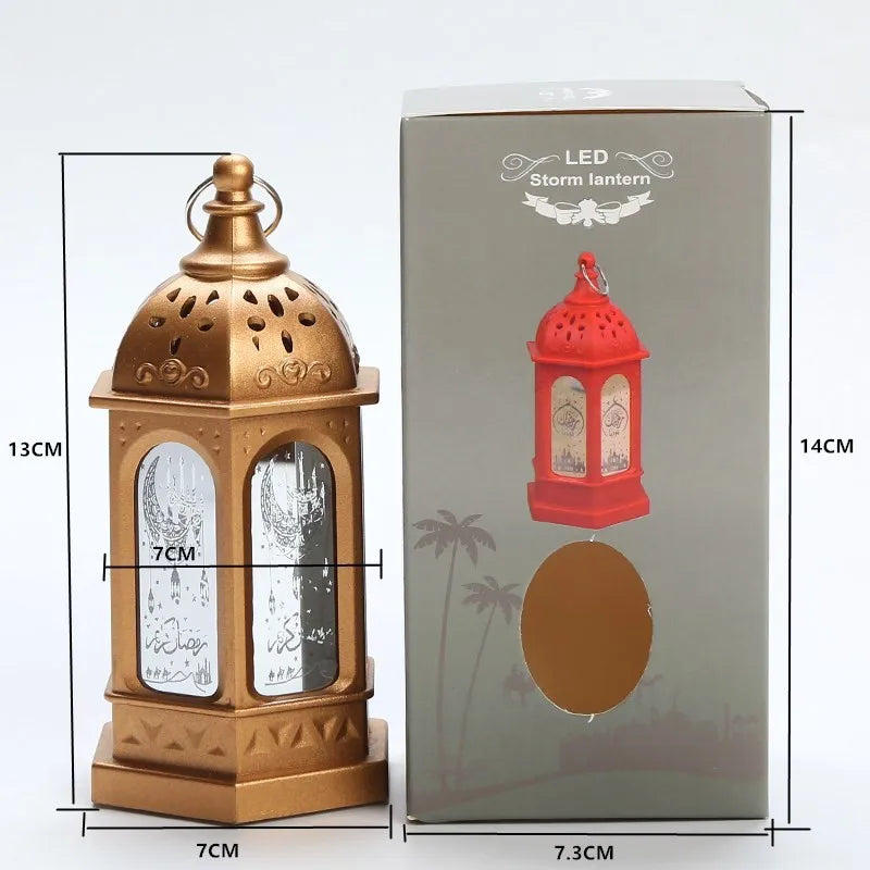 Ramadan Decoration 2026 LED Star Moon Candlestick Lamp Islamic Muslim Eid Mubarak for Ramadan Kareem Home Decor Lamp Party Gifts
