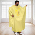 APTX African Clothes for Men Muslim Robe White Traditional Wedding Party Suit Shirt Pants 3 Pcs Set Dashiki Agbada Ramadan