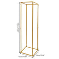 Golden Wedding Decorative Flower Stand Metal Background Landing Flower Balloon Frame Party Event Decoration