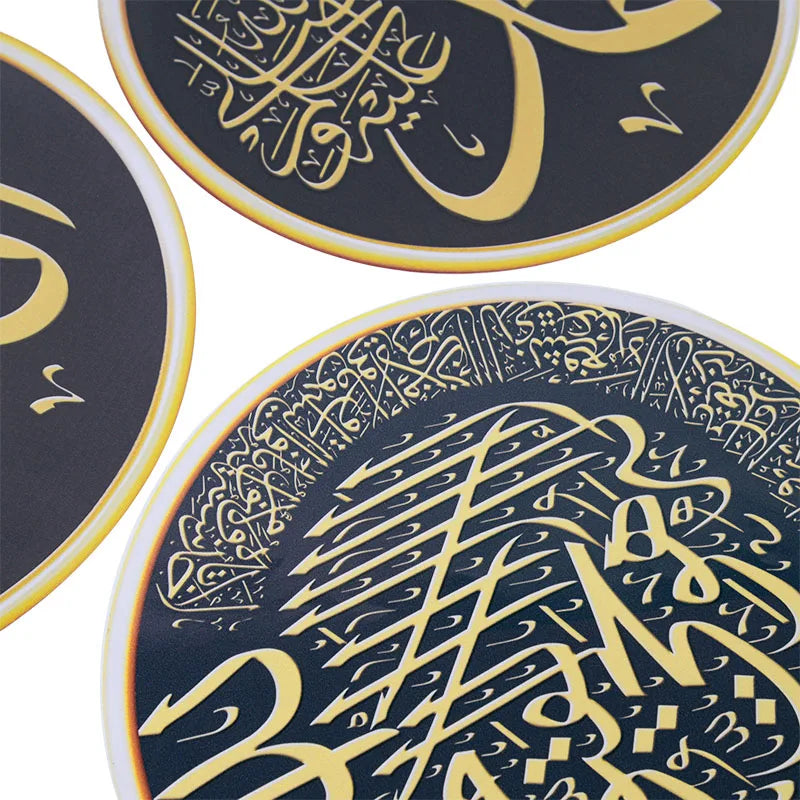 1pc 30cm Islamic Wall Stickers Eid Mubarak Ramadan Kareem Festival Party Decoration Eid Home Art Decals Removable Wall Sticker