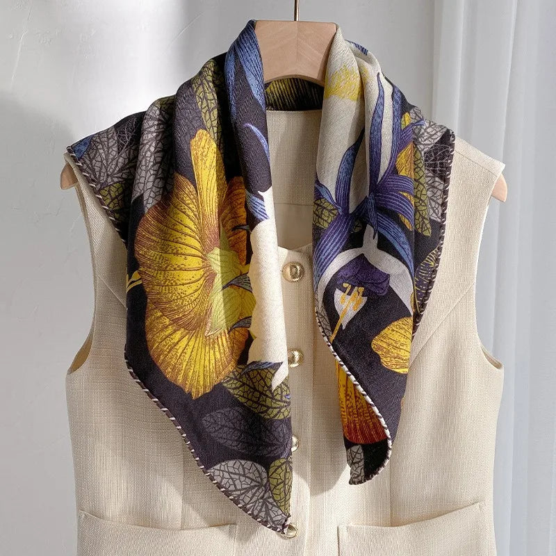 Scarf for Women Shawls Wraps Foulard Scarves Pashmina Female Hijab Bandana Bufanda New Kerchief