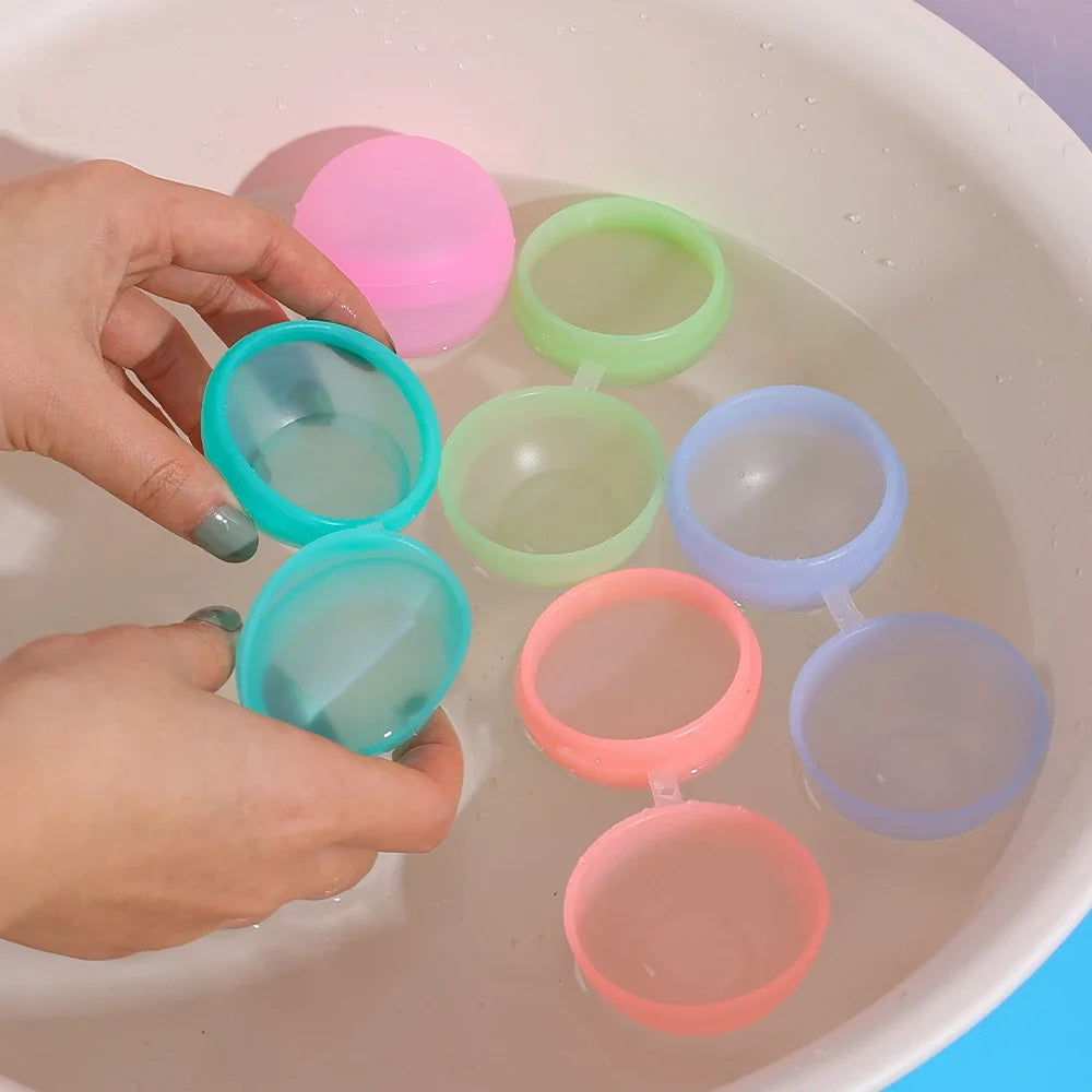 10-30Pcs Reusable Water Balloons Water Ball for Kids Outdoor Activities, Kids Pool Beach Bath Toys Water Bomb for Summer Games