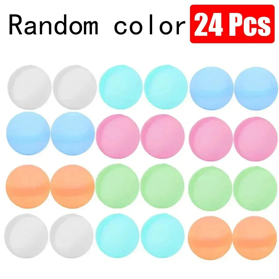 Reusable Water Balloons Toys Quick Fill Self Sealing Water Bomb for Summer Games Children's Adults Outdoor Activities Toy Gifts