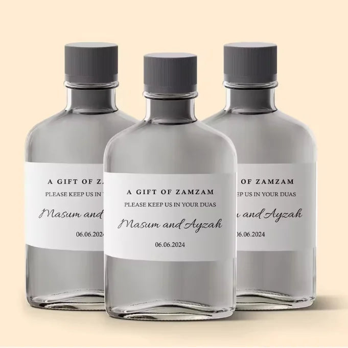 Zamzam Water Plastic Bottle – Refillable Gift for Islamic Celebrations