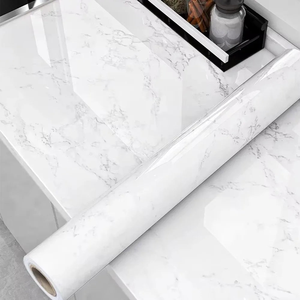 40cm New Kitchen Oil-proof Wall Stickers Self-adhesive Stain-resistant High Temperature Kitchen Countertop Protective Wallpaper