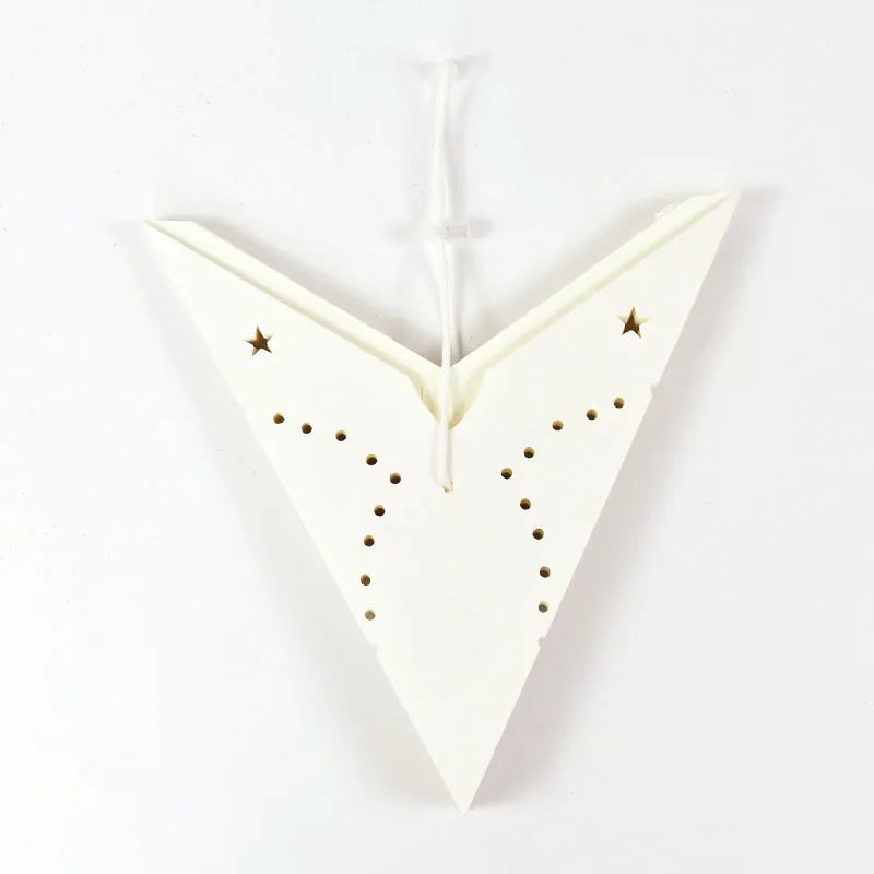 Eid Mubarak Decoration Hollow Star Hanging Pendant Ramadan Kareem LED Light Lantern 2025 Islamic Muslim Party Supplies Birthday
