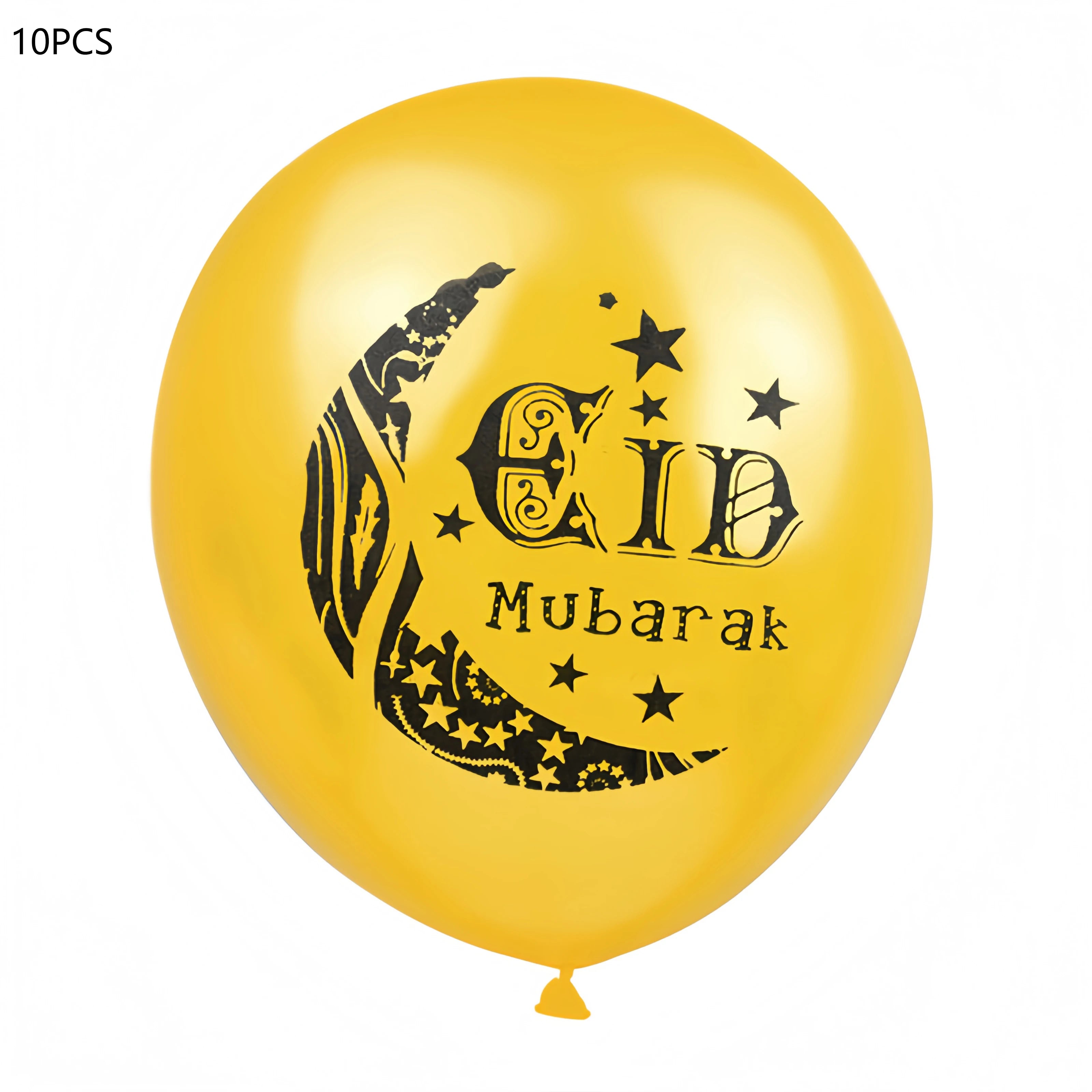 10/11/15/29/30/33pcs Eid Mubarak Balloon Ramadan Decoration For Home Aid Al-fitr Mubarak Kareem Festival Party Supplies
