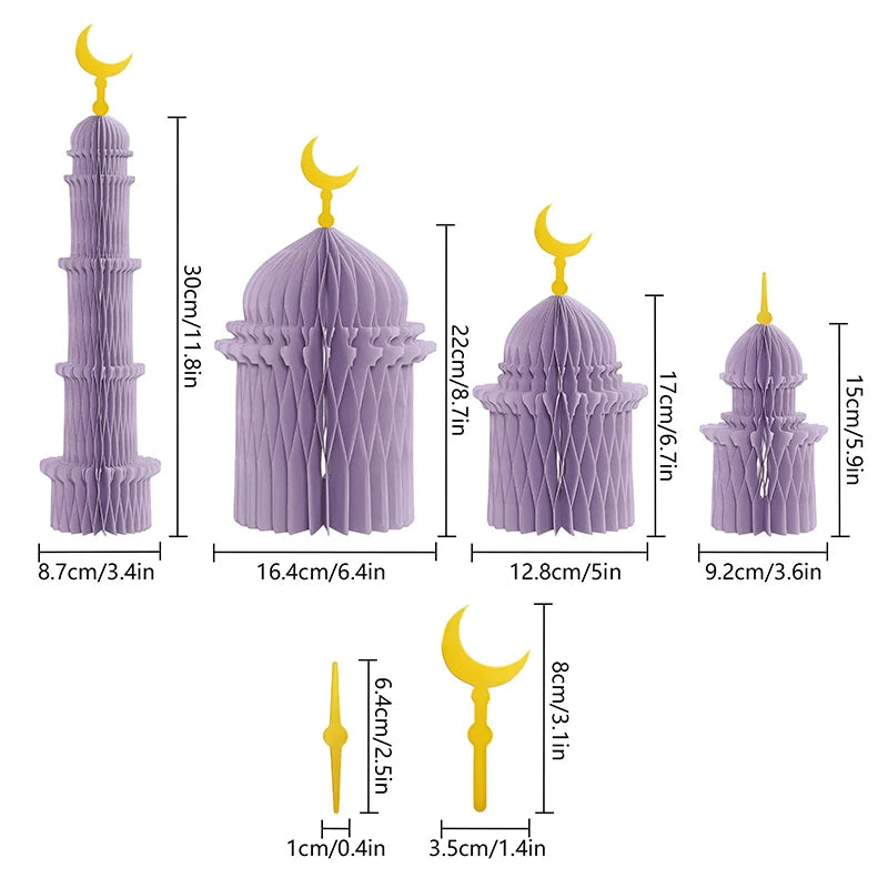 Ramadan Decorations 2026 Ramadan Ornamnet DIY Festival Party Supplies Eid Fitr Wedding Valentine's Day Ramadan Garland Ornaments